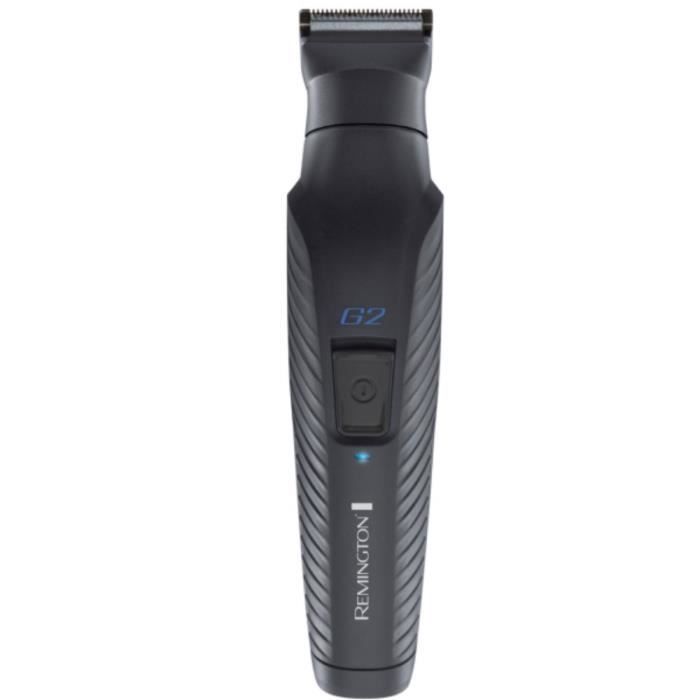 Remington PG2000 Tondeuse Multifonction Graphite Series, Lames Auto-Affûtées, 2 Têtes Interchangeables, Utilisation sans Fil