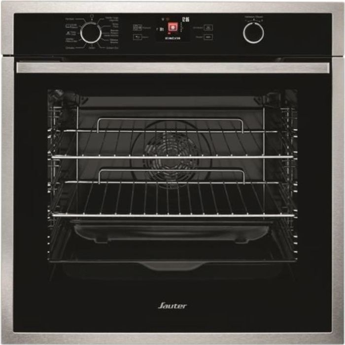 Sauter - four intégrable multifonction 73l 60cm a+ pyrolyse inox - sop9440x