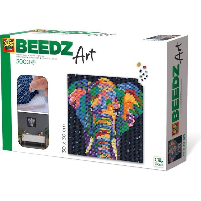 SES CREATIVE - Beedz Art - Éléphant fantaisie 5000