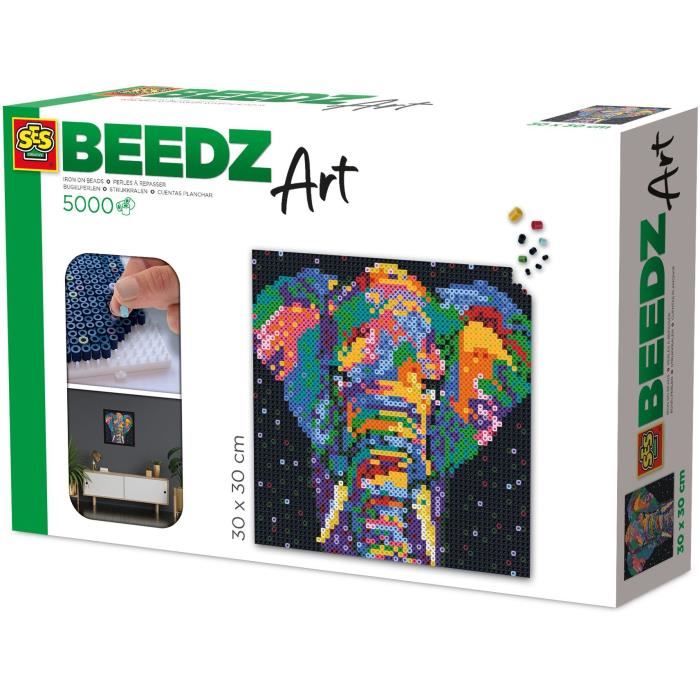 SES CREATIVE - Beedz Art - Éléphant fantaisie 5000