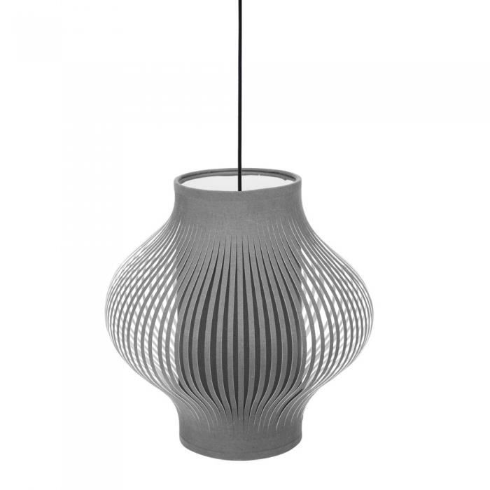 TABLE PASSION - SUSPENSION TISSU HAUTEUR 31CM GRIS NEURE Gris