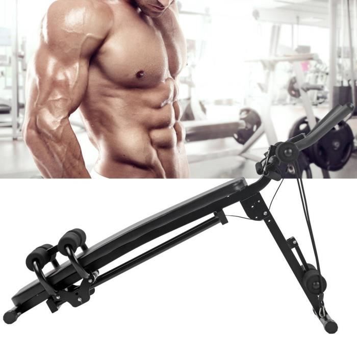 Banc de musculation abdominaux et dorsaux - Banc d'entraînement 81x117cm NOUVEAU -YES