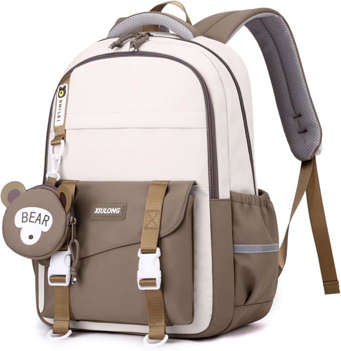 Cartable Fille Sac A Dos College Fille Grande Sac A Dos Fille Adolescent Avec Poche Monnaie Resistant A L Eau Sacs Scolaire J279 Kaki Cdiscount Bagagerie Maroquinerie