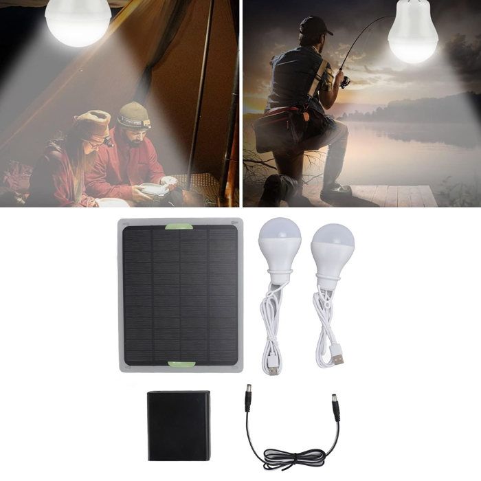 ampoules solaires extérieures Ampoules solaires à lextérieur des lampes de camping imperméables de outillage electrique