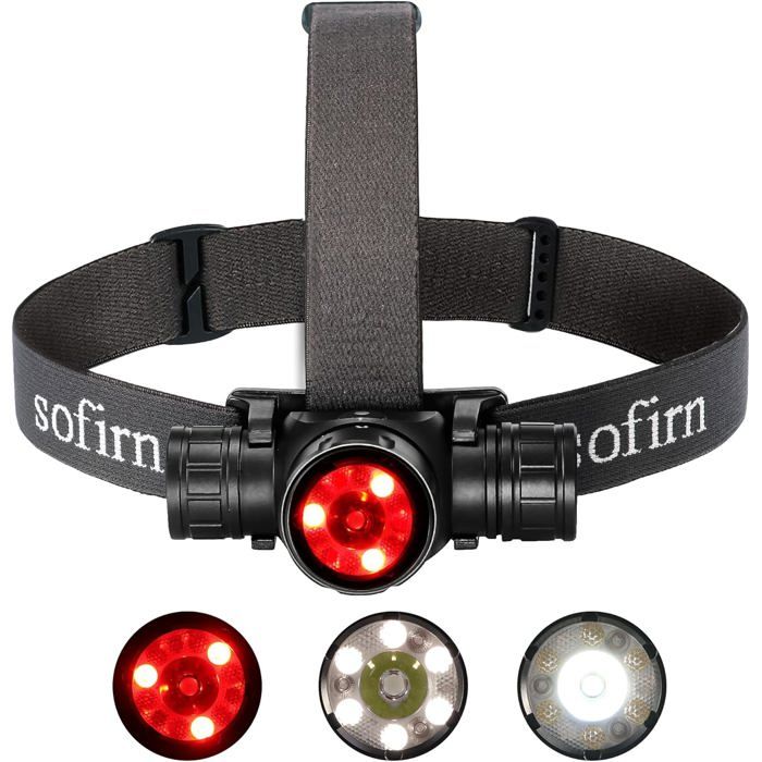 Lampe Frontale Sofirn HS41 4000 Lumens – Rechargeable USB-C, 9 Modes, 325m De Portée, IP68, Avec Batterie 5000mAh