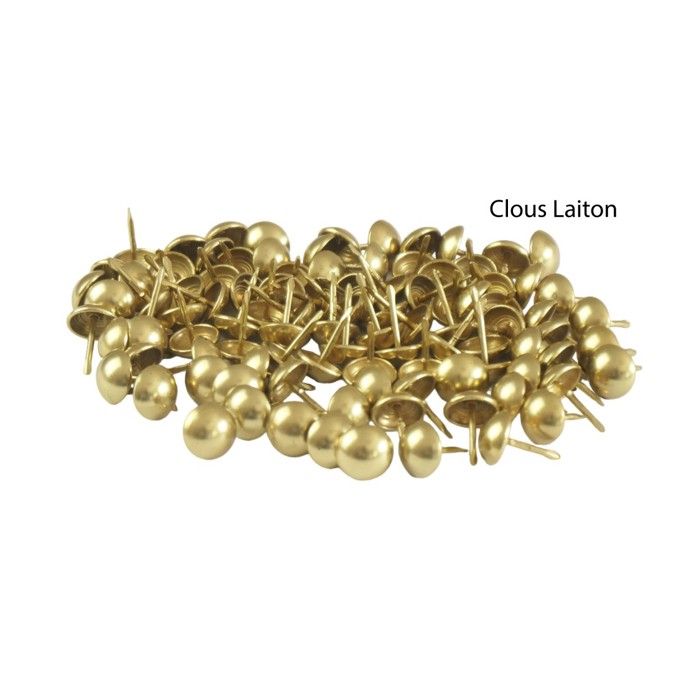 Clous Ronds dAmeublement Décoratifs - Lot de 1000 Laiton antique