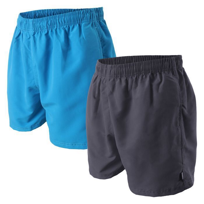Shorts de bain pour homme - OAHOO - Maillots de bain avec doublure en mesh et poches (2 pièces) - Bleu-anthracite