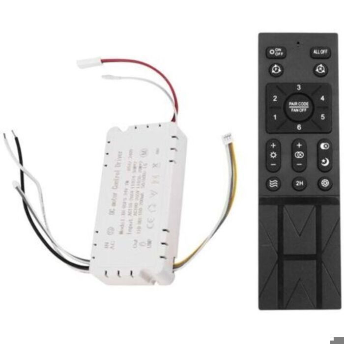 Kit Télécommande Ventilateur Plafond 6 Vitesses Gradation Lumière Compatible 110-265V