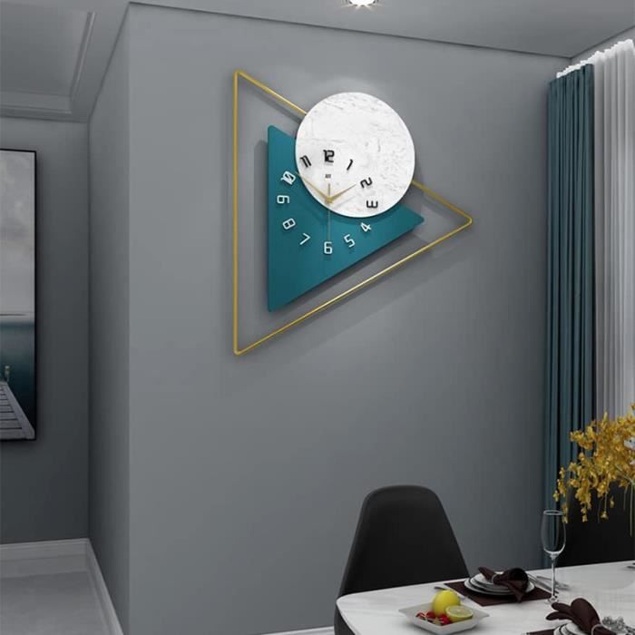 Horloge murale en bois de 30 cm sans cadre avec mouvement à quartz silencieux, horloge