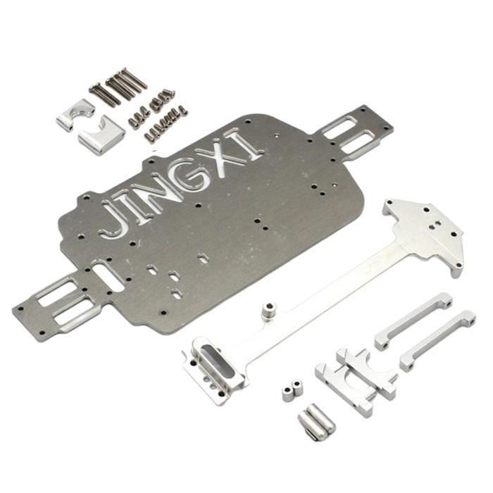 Kit Protection Châssis Acier Inoxydable Pour Traxxas 4 82056-4 – 5 Pièces Anti-rayures