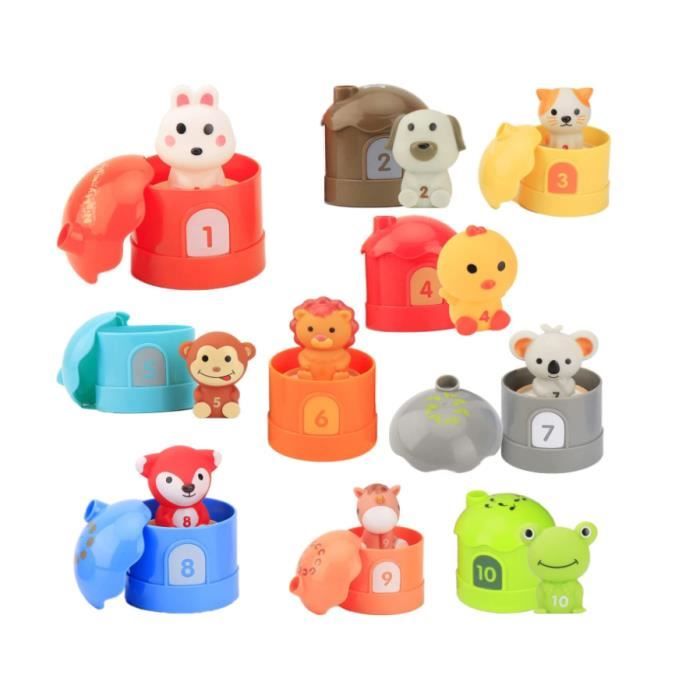 Jouet Bebe 1 2 3 Ans 20pcs Jeux Animaux Doigts Jeux Educatif