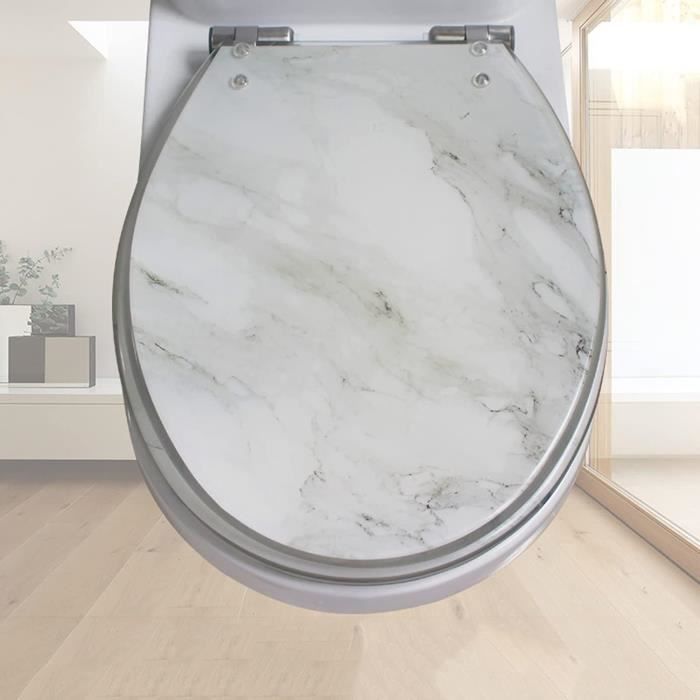 Motif Marbr Cuvette Toilette Mat riau En R sine Cuvette WC