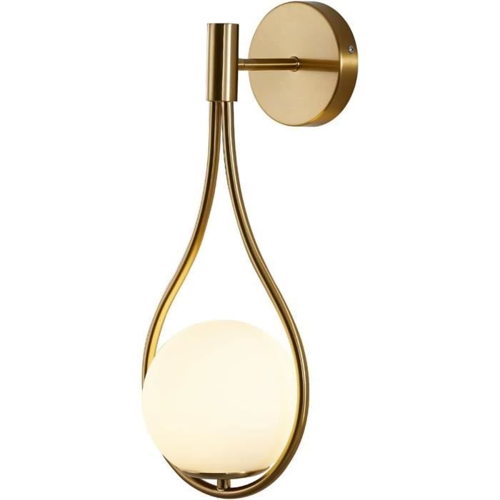 Applique Murale Vintage Spoutnik – Laiton – Lampe Mid-Century-Modern – 2 Lumières