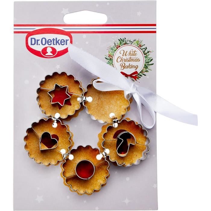 Lot De 9 Emporte-pièces Linzer Noël En Acier Inoxydable - Moules à Biscuits Avec Motifs De Noël