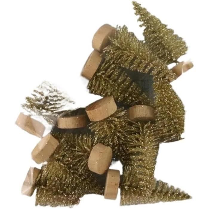 Sapin De Noël, Petit Pin Artificiel Sisal Soie Paysage De Neige Arbres