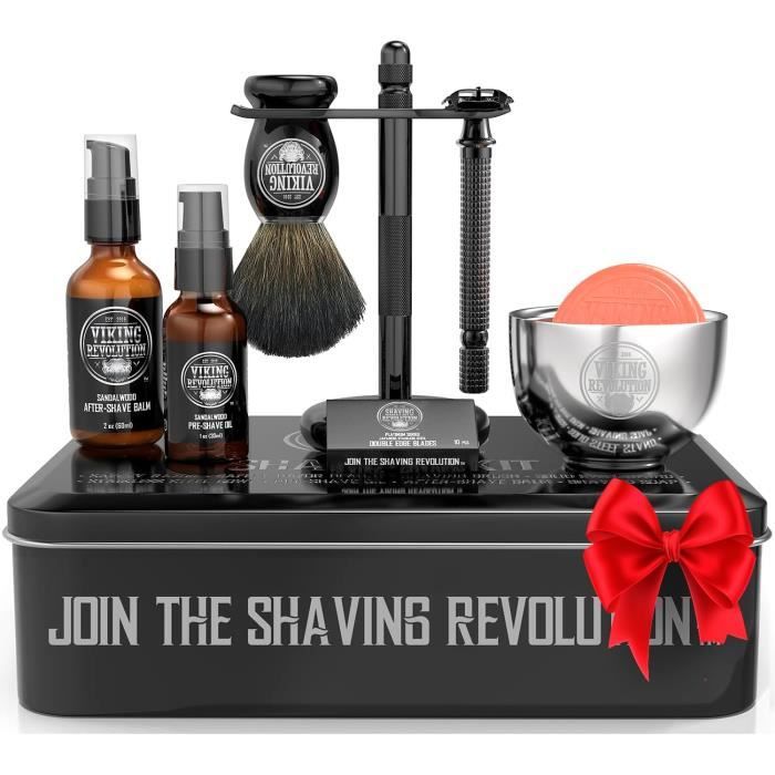 Kit Rasage Homme Kit de Rasage - Viking Revolution - Complet - Luxe - Pour Homme ...