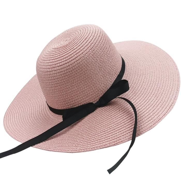 Chapeau De Soleil Femme - Casquette Baseball été, Large Bord, Respirant - Unisexe