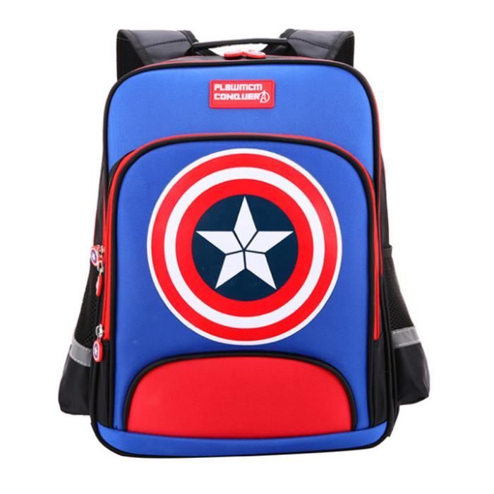 Cartable Enfant Garcon Sac A Dos D Ecole Primaire Scolaire Protection Reflechissante Bleu Ciel Achat Vente Cartable Cdiscount