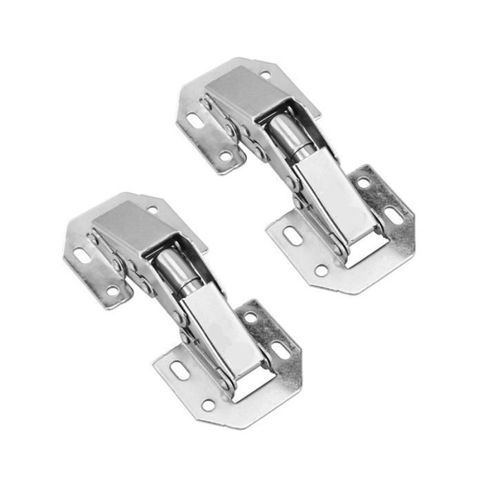 Charnières-Hettich charnières porte de cuisine 165 Degrés bord arrondi Finition