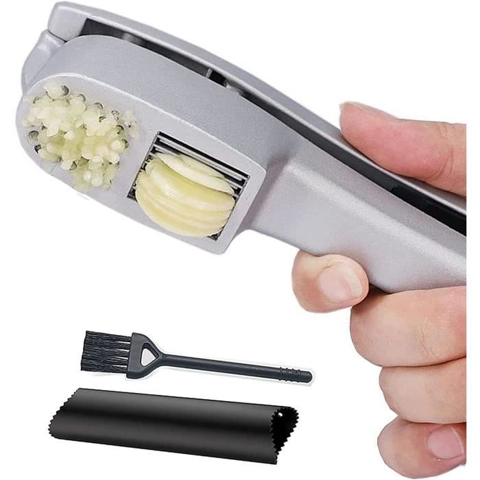 Presse-ail Professionnel En Inox - Apritsce Garlic Crusher - Facile à Presser Et à Nettoyer, Idéal Cuisine Maison Et Restaurant