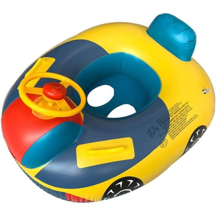 Jouet Gonflable Bébé – Voiture Flotteur Avec Siège – Pour Natation Et Bain