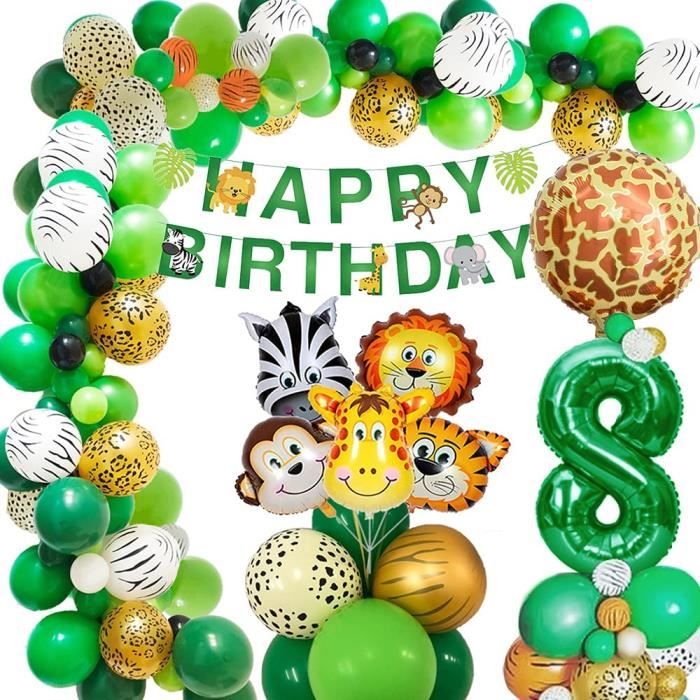 Jungle Decorations Anniversaire Fete Garcon 8 Ans Animaux Avec Latex Ballons8 Ans Jungle Pour Garcon 8 An Anniversaire Cdiscount Maison Jungle Decorations Anniversaire Fete Garcon 8 Ans Animaux Avec Latex Ballons8 Ans Jungle Pour Garcon 8 An Anniversaire Cdiscount Maison