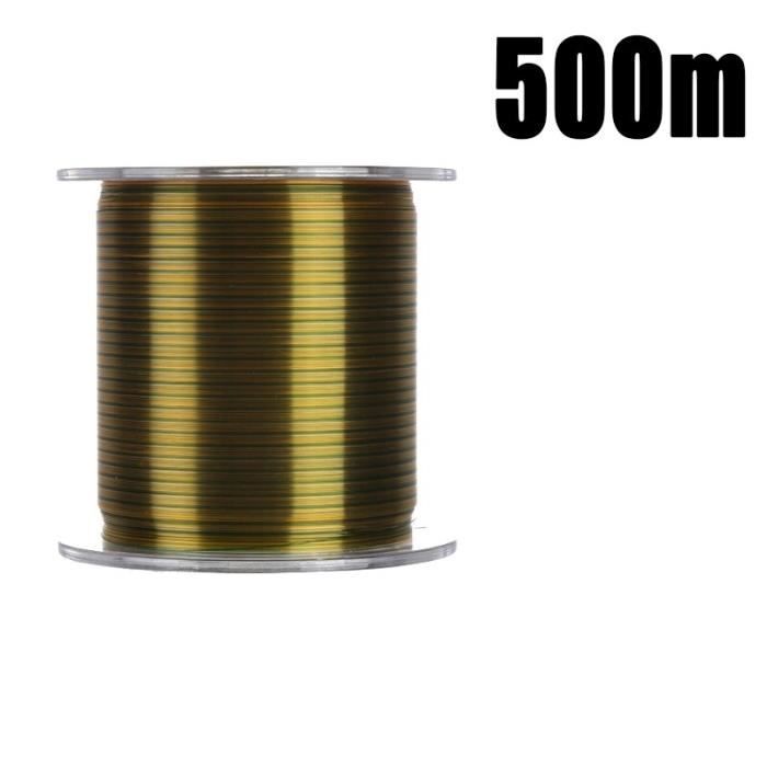 500 m nylon monofilament ligne de pêche carpe brochet truite Soft Line 0.3-2mm 13-400 LB 
