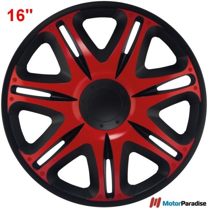SPC1573BKRD SPARCO Sicilia Enjoliveurs 15 Pouces Noir/rouge AUTODOC