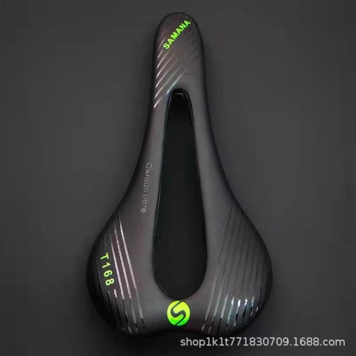 Alfa Pasca Selle Vélo Carbone Ultralégère Respirante 275x143mm - Selle Route VTT Confortable