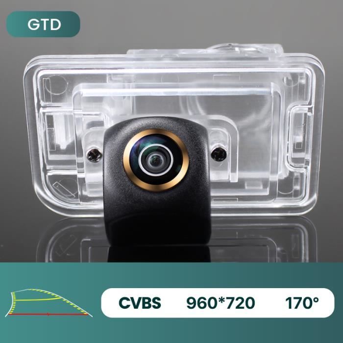 Caméra De Recul Universelle Pour Voiture 12 LED, Lumière Infrarouge, Vision Nocturne, étanche, Grand Angle 170 °, Caméra De Recul HD Avec Lignes D'échelle De Distance Acheter à Prix Bas - Livraison