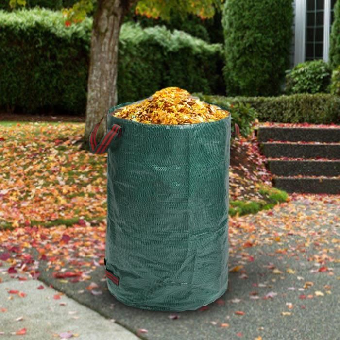 Sac a déchets hot sale verts réutilisable