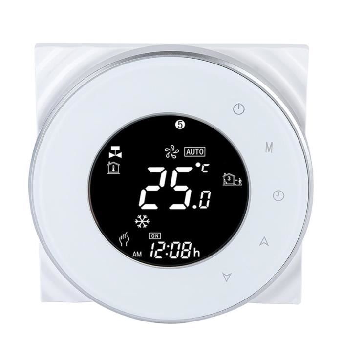 Thermostat Wifi pour chauffage au sol électrique, Thermostat à écran  tactile LCD avec chauffage au sol électrique avec