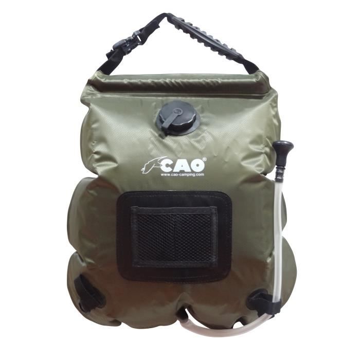 CAO CAMPING  Douche chauffe eau solaire 20L