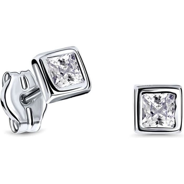 Boucles D'Oreilles Licorne Or 9 Carats - Fille Enfant, Coffret Cadeau