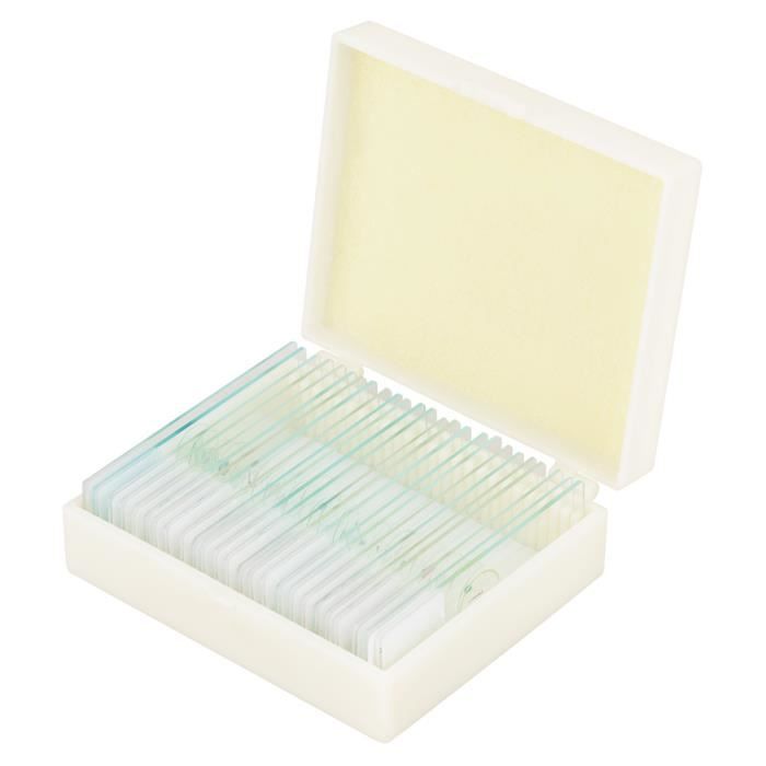 Boîte De Rangement Pour Lames De Microscope – 25 Emplacements – Marque Premiere