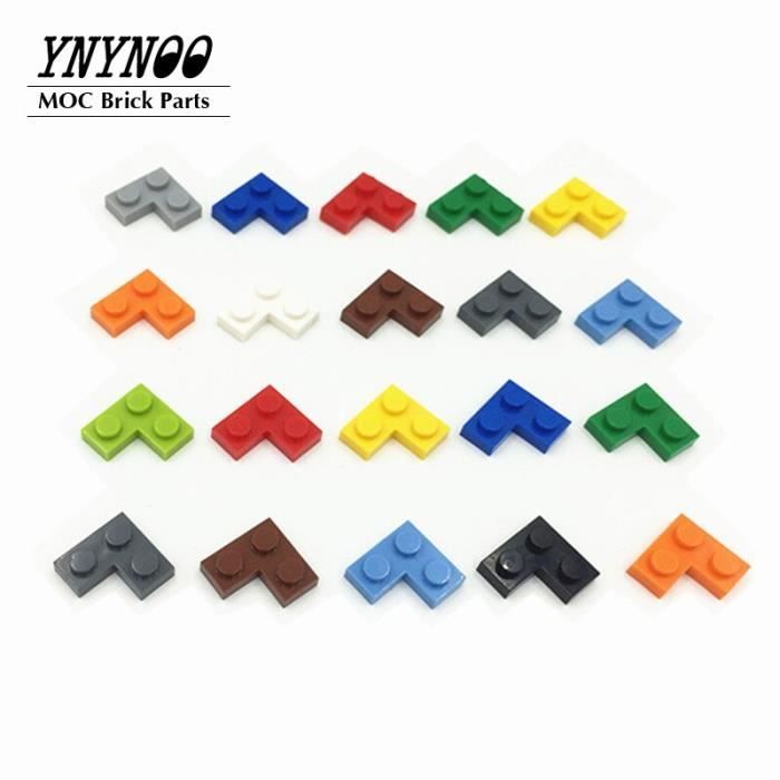 200 Pcs/lot plaque de brique 2x2 coin MOC 2420 blocs de construction ...