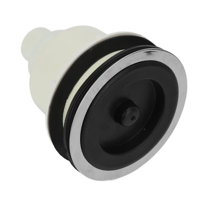 Bouchon de vidange monobloc avec chaîne en acier inoxydable et crochet en S, adapté aux