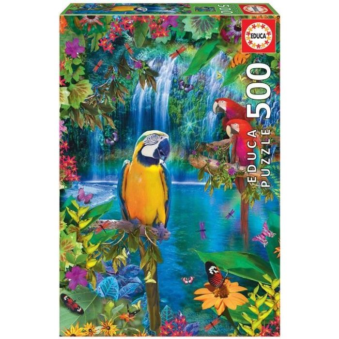Puzzle - EDUCA - 500 pièces - Paysage et nature - Paradis tropical