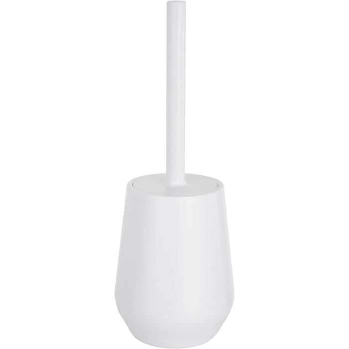 Porte-Brosse WC En Céramique Peint à La Main - Design Fleurs Fantaisie - 19x39 Cm - Hygiénique Et Antifongique - Style Italien