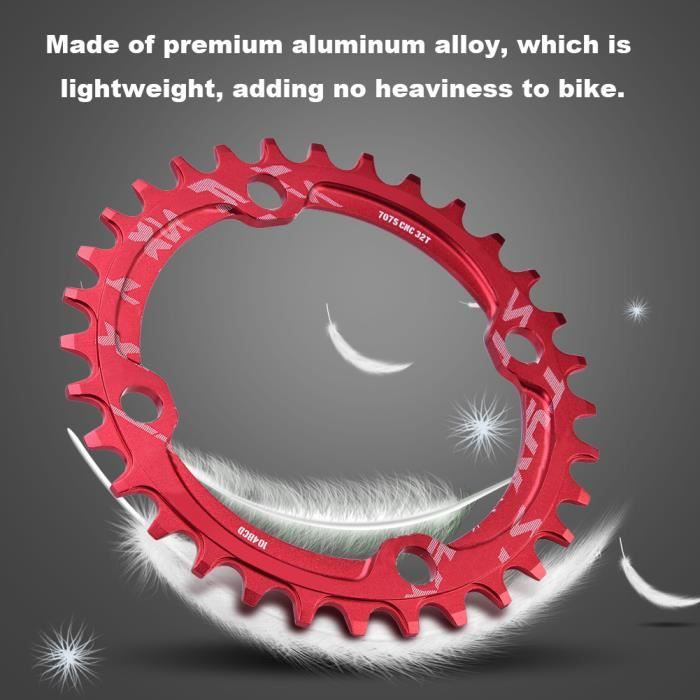 Protection Chaîne Vélo Alliage CNC BCD 104 Mm – 150/160 Mm Pour 30-36T (XC/AM/FR/DH)