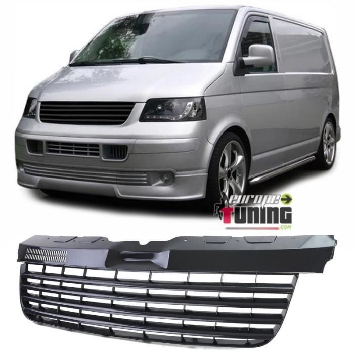 CALANDRE GRILLE SPORT NOIRE VOLKSWAGEN VW TRANSPORTEUR - BUS T5 PH1 2003-2009