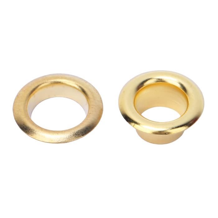 100 œillets Creux Uxcell M2 X 10mm - Laiton Doré Pour Bijoux Et Loisirs Créatifs