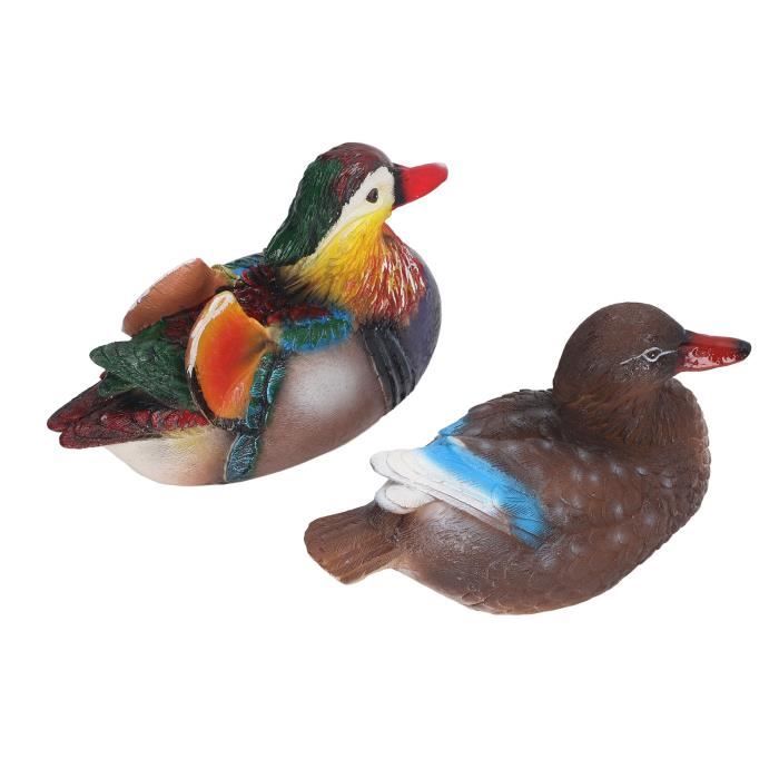 5 Canards Flottants Pour Étang Ou Piscine – Leurres Réalistes En PE, Déco Jardin Extérieur, Anti-Oiseaux, Cadeau Nature