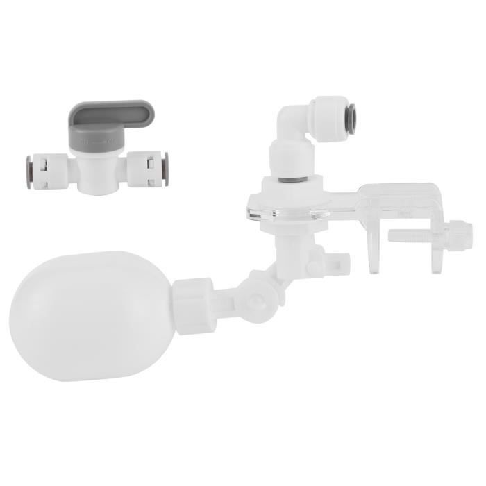 GASHER 2 Pièces 3/4 BSP 304 vanne à bille flottante en acier inoxydable, vanne à bille réglable de flotteur de réservoir d'eau DN15 pour le contrôle du niveau de l'eau de la