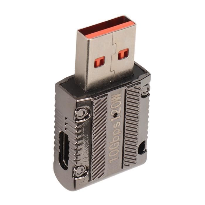 Adaptateur USB Type-C Mâle Vers Micro USB Femelle - Compatible Samsung Galaxy S8/S9, Générique, Neuf