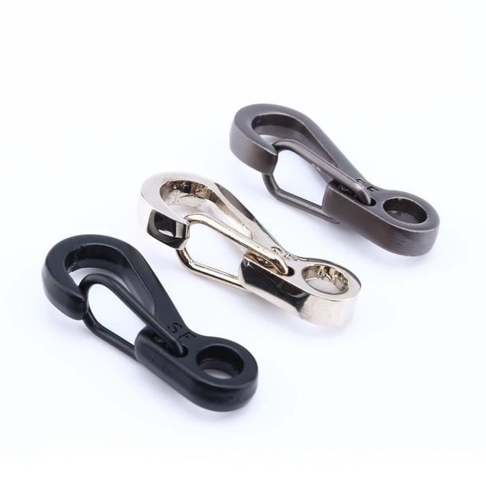 Mousquetons Ronds 32mm Alliage Zinc - 20 Pièces - Pour Sacs, Porte-Clés, DIY