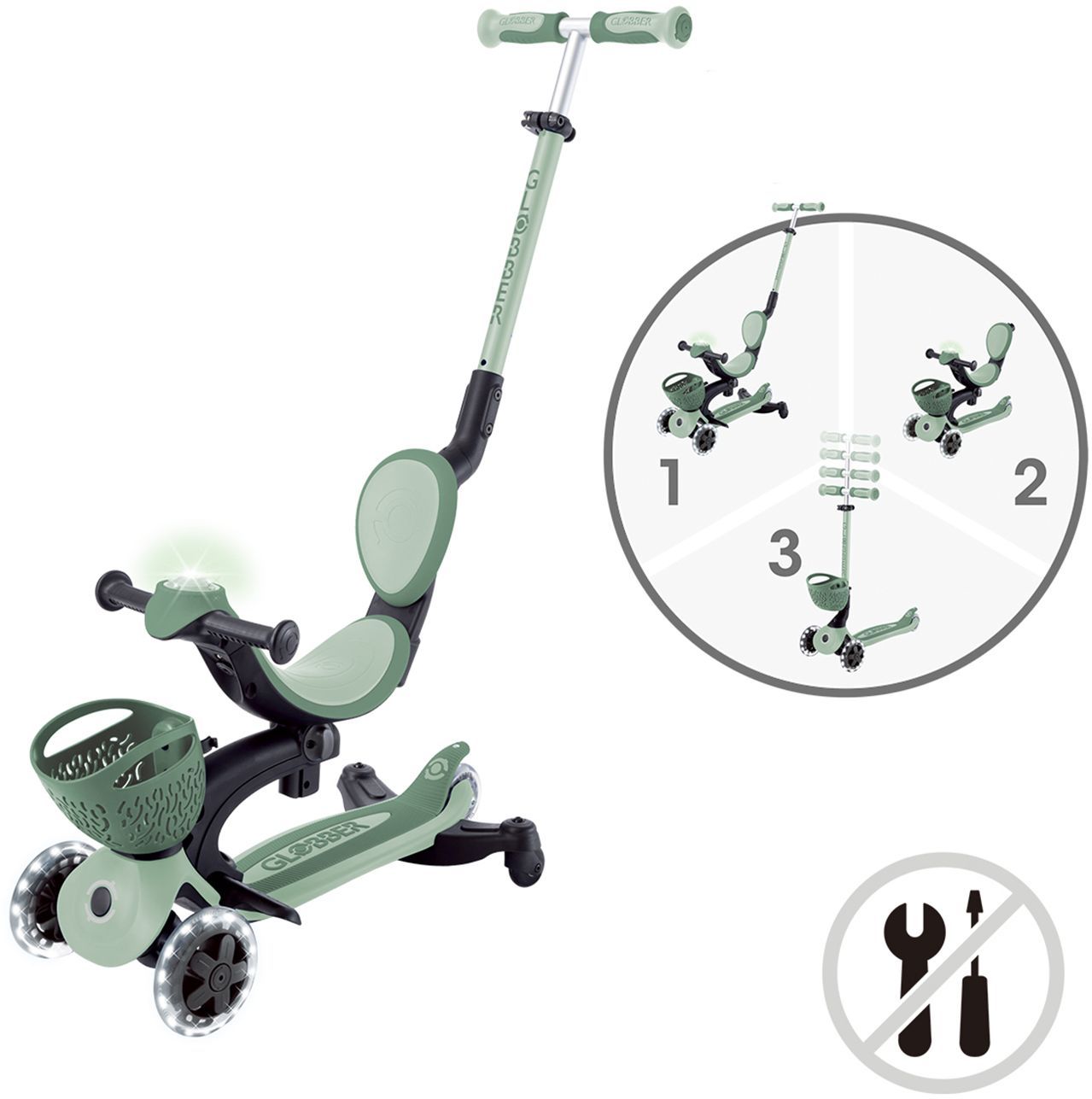 Trottinette enfant Globber Go Up Lights - vue 7
