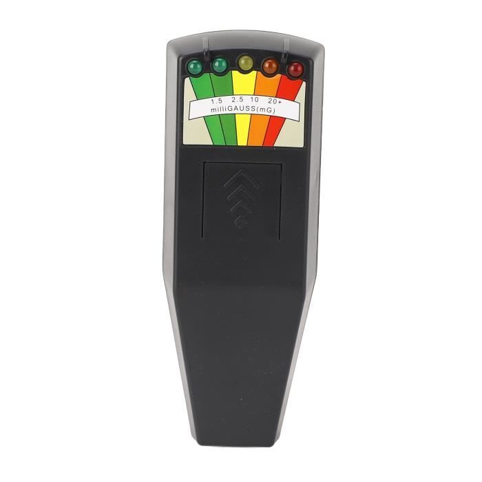 Compteur EMF détecteur de champ magnétique à 5 LED testeur d'équipement paranormal de chasse fantôme compteur Portable testeur de compteur EMF professionnel  1420