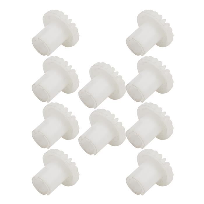 10 Engrenages Coniques VORNEL - Module 0.5, 16 Dents, Trou 2mm - Plastique Pour DIY Et Modélisme