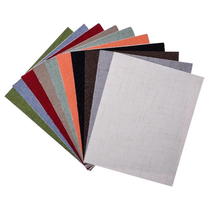 10 Feuilles Patchs Nylon Adhésifs Noirs - Kit Réparation Doudoune, Tente Et Sac